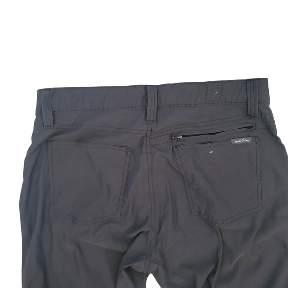 Eddie Bauer Mens Size 32x30 Eddie Bauer Mens Adventure Trek Pants Gray - Picture 3 of 10